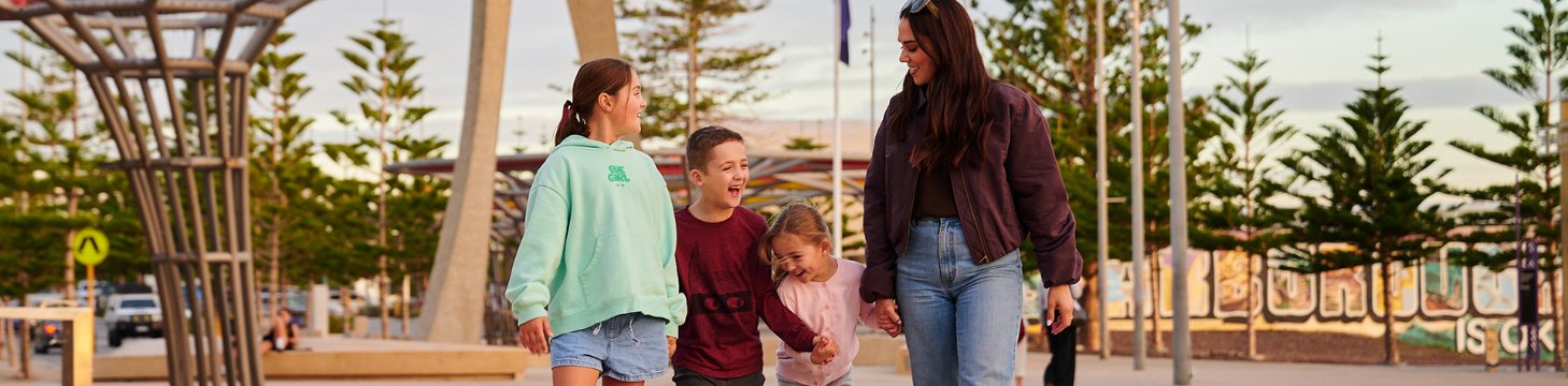 A mother and three kids in Scarborough